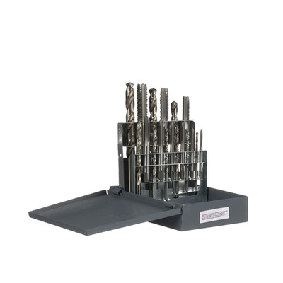 Hhip 1011-0018 18 Piece High Speed Steel Tap And Drill Combo Set