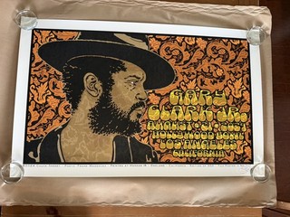 Chuck Sperry Poster GARY CLARK JR 8 21 2024 Hollywood Bowl Signed #edition 500