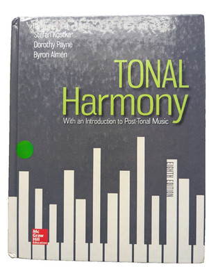 Kostka Payne Almén 2017 HB Tonal Harmony Music Theory Composition Textbook