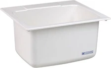 Mustee 10C Utility Sink, 22 X 25-Inch, White