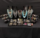 210 pc Antique Vintage Estate Costume Jewelry Some Signed. Lot 688