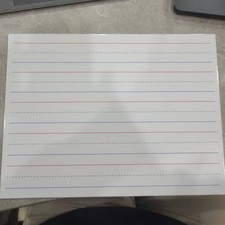 9x12 Magnetic Lined White Board Set Double Sided Classroom