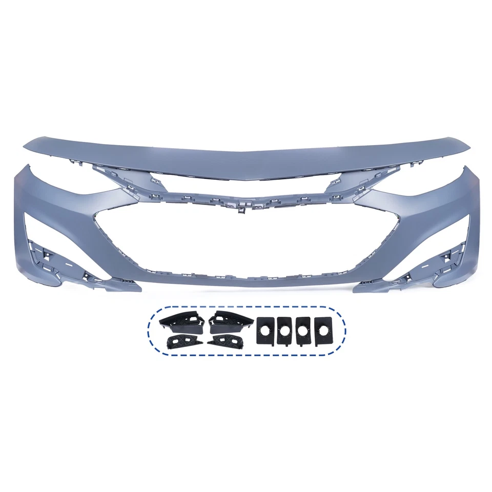 84543709 New For 2019-2025 Chevrolet Malibu Front Bumper Cover Primed 19-25 — 第 3/4 张图片