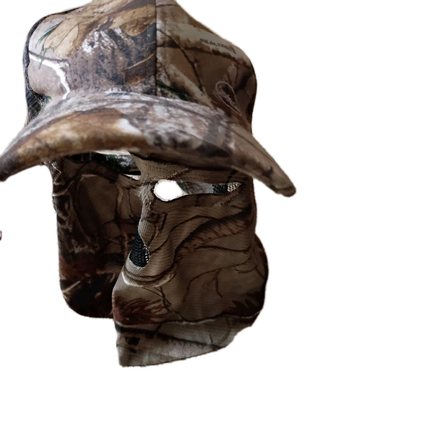Camo Hunting Hat With Built In Face Mask