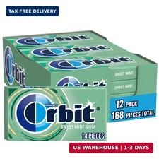 ORBIT Sweet Mint Sugar Free, Wrapped Chewing ...