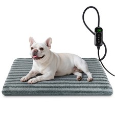 Pet Heating Pad, Waterproof Heated Dog Cat Bed with 11 Adjustable Temperature...