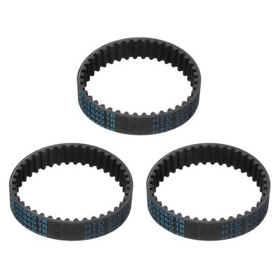 3stk HTD-5M Gummizahnriemen 40 Zähne, 200mm Steigungslänge x 15mm Breite x 3,6mm