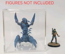 Display Case Clear Miniature Figure Storage for Fallout 3x3x3