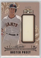 2014 Topps Triple Threads Unity Single Jumbo Relics Sepia 22/27 Buster Posey 0b0