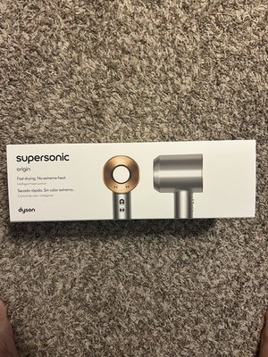 Dyson Supersonic Origin Hair Dryer Silver Gold Heat Control BRAND