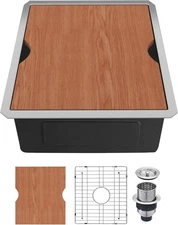 New 304 Stainless Steel Under mount Single Bowl  Bar Sink 15"X13"