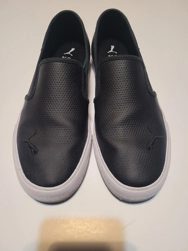 Scarpe da donna sneakers basse slip on in pelle gatto Puma Bari taglia US 9 5 #374607 01