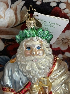 Radko Senator Santa Roman 1st Century Christmas Ornament 7.5  101590