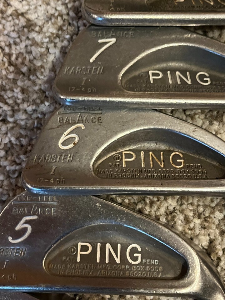 PING Toe Heel Karsten I Point Noir 34,5 Fer À Golf S Wedge