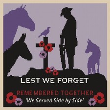 Lest We Forget - Animals in War Counted Cross Stitch CHART No. 7-452/1A