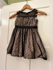 Harajuku Mini for target Black Tulle Holiday Dress Size 4/5 Sequin
