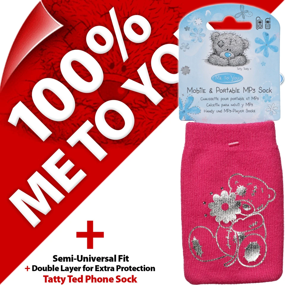 Me To You Calcetín Doble Capa para Teléfono Móvil/Pequeño Inteligente, Estuche MP3 Funda Foto 4 de 4