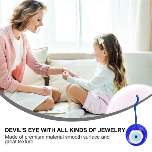 3 Pcs Glass Devil Eye Pendant Lucky Turkish Decor Blue Ornaments eBay