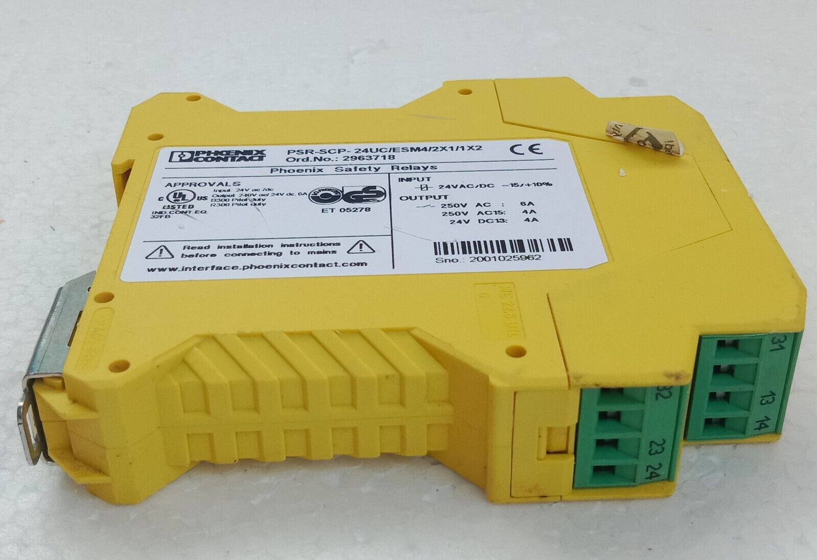 Phoenix Contact PSR-SCP-24UC/ESM4/2X1/1X2 2963718 Safety Relay #2