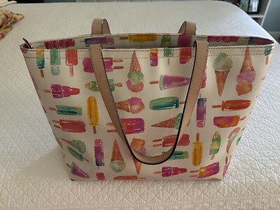 Kate Spade New York Flavor Of The Month Francis Tote Bag Ice Cream Popsicles