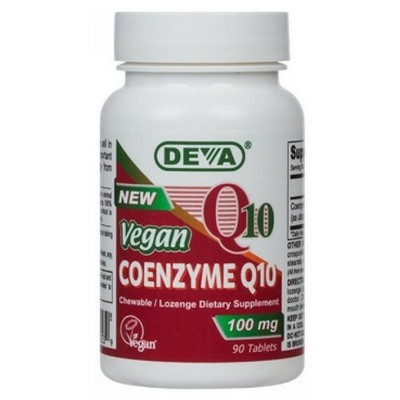 Vegan Coenzyme Q10 100 mg 90 Tabs By Deva Vegan Vitamins