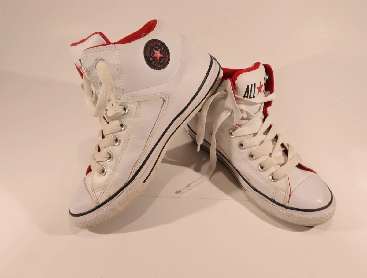 White converse top junior size 4