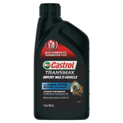 Castrol Transmax Import Multi-Vehicle Automatic Transmission Fluid, 1 Quart