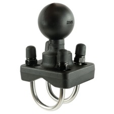 RAM-235U Ram Mounts Stainless Steel Double U-Bolt Base with 1.5" Ball