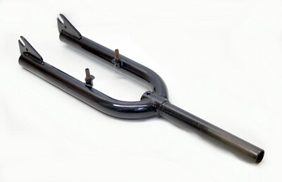 BMX Gabel Stahl 11/8'' A-head Schaft  20'' Laufradgröße schwarz glanz Cantisockel