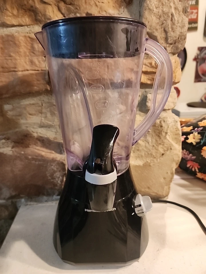 Licuadora Hamilton Beach Wave Action jarra de repuesto negra con caño 6 tazas 48 oz Foto 3 de 4