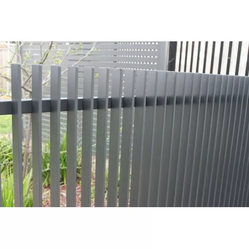 Batten Modern Custom Fence Black White Grey aluminium Blade Fencing Finn Style - Picture 4 of 16