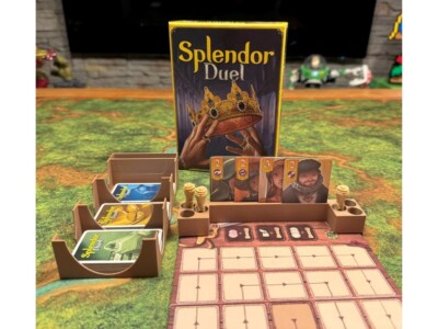 Splendor Duel Schachteleinsatz in Braun 3D Druck Brettspiele Zubehör
