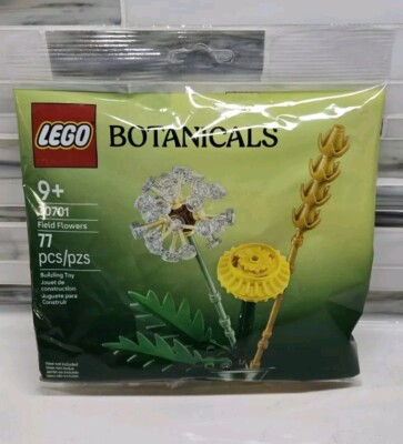 Lego Botanicals Field Flower Building Kit Polybag 30701 New Sealed