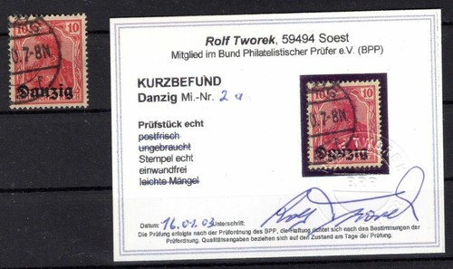 Gdansk 2nd Color Stamped BPP Befund (K5750