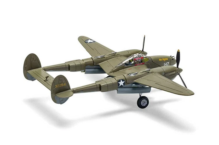 CORGI 1/72 World War II US P38G Lightning Fighter AA36615 Finished Model NEW - Image 4 of 4