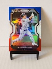 Nick Madrigal 2021 Panini Prizm Red White Blue RC B #106 Chicago White Sox