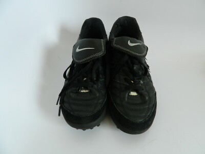 Nike Tiempo 2002 Black Mens Indoor Soccer Shoes Size 7.5 302252 00100 | eBay