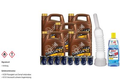 20L PEMCO Motoröl iDRIVE 102 20W-50 API SL/CF inkl. Additiv Auslaufschlauch