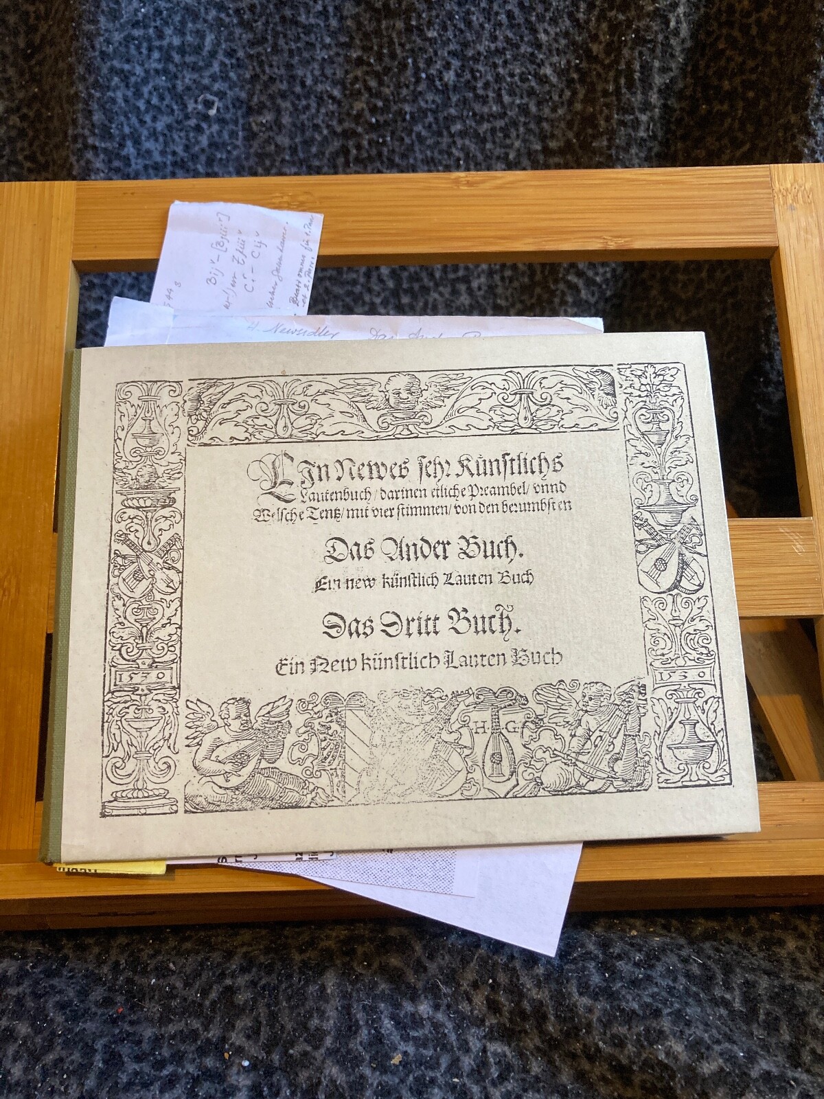 Lautenbuch Newsidler Ander Dritt Buch partition luth livre tablature ancienne allemande