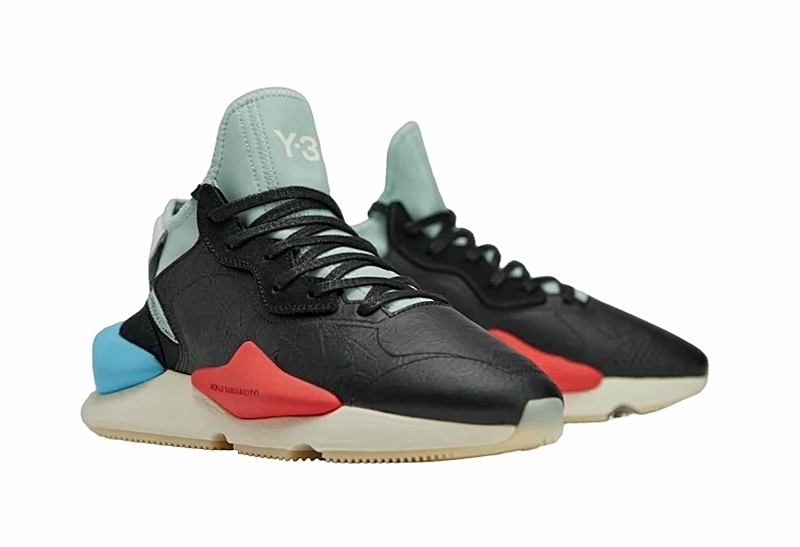 ADIDAS Y-3 YAMAMOTO BLACK & MULTICOLOR KAIWA GX1052 NEW SHOES BOX