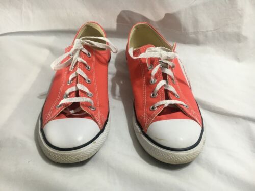 CONVERSE All-Star Pink S 8 Women Low-Top Canvas Skate Shoes - Picture 2 of 7