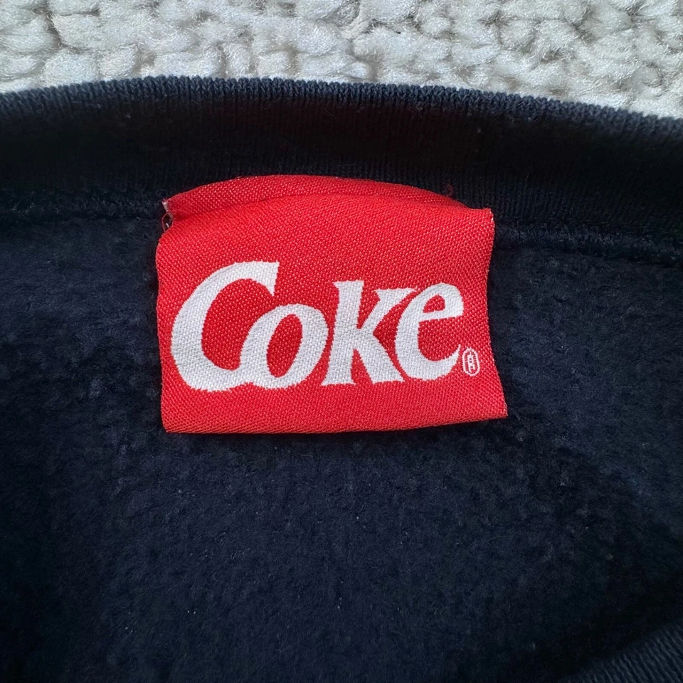 Sudadera Coca-Cola de Colección Para Hombres Grande/Mediana Años 90 Pullover Osos Polares Coca Cola Foto 3 de 4