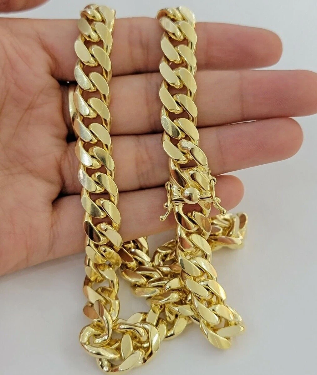 11mm 10k gold 2024 cuban link chain