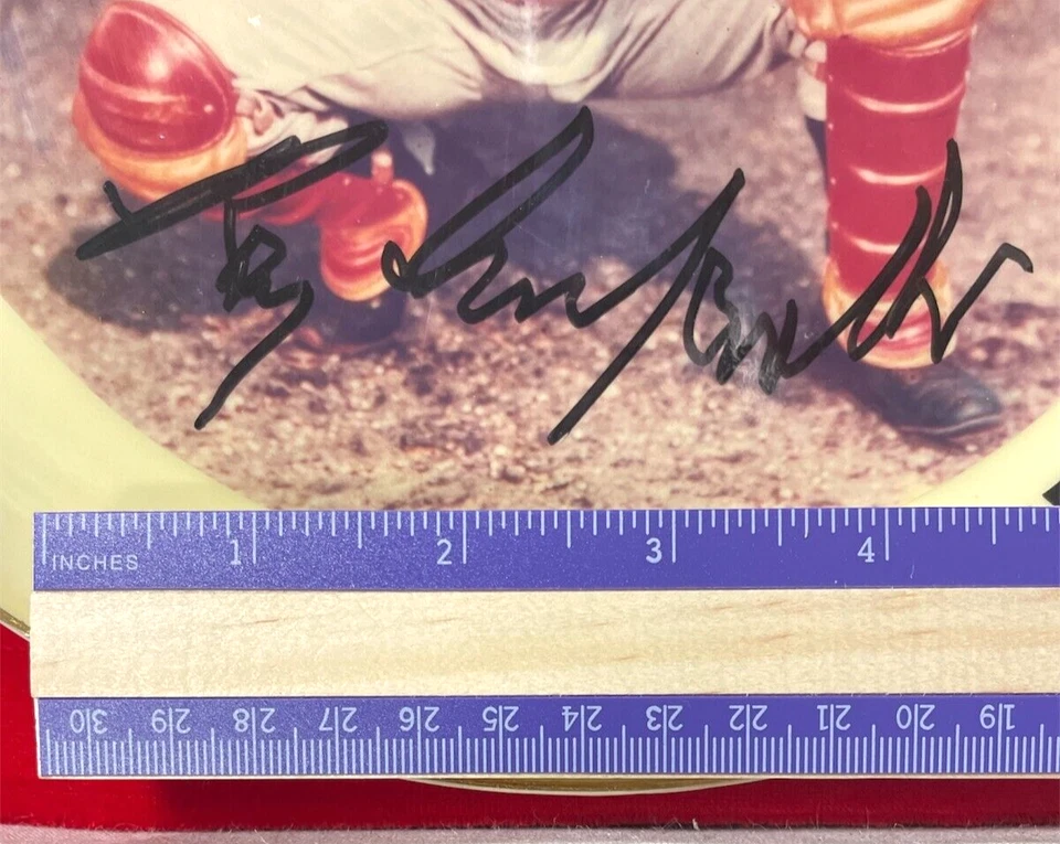 1992 ROY CAMPANELLA 3X NL MVP 签名 PORCELAIN 10 英寸盘子 #109/2000 正品证书 WM 10224 — 第 4/4 张图片