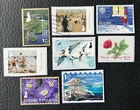 Lot of 8 Finnish Stamps Various Years Sur Frag - Stamps Briefmarken E61