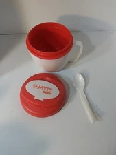 EZ Heat StayFit Cool Gear Microwave Safe Covered Soup Bowl 16 oz 