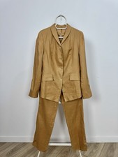 Gucci by Tom Ford Rare Vintage 100% Linen 3 Piece Suit Women’s size 42