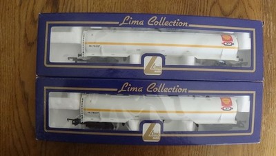 5 Lima Model Railway 100 ton TEA Bogie Tank Wagons 305643. White Shell New Boxed