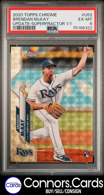 Brendan McKay Rookie PSA 6 2020 Topps Chrome Update #U-52 Superfractor 1/1