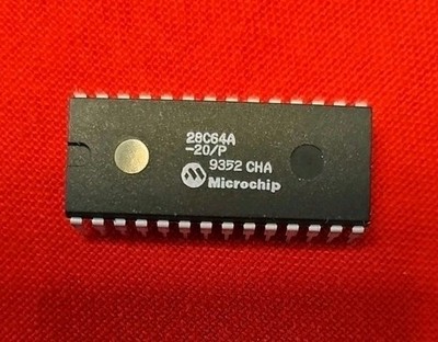 1 x 28C64A-20 P EEPROM 28C64A-20/P Microchip DIP-28 1pcs